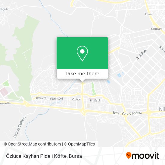 Özlüce Kayhan Pideli Köfte map