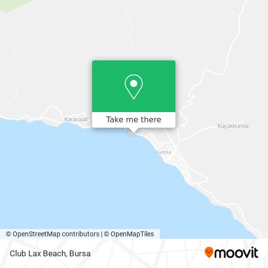 Club Lax Beach map