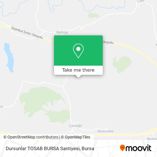 Dursunlar TOSAB BURSA Santiyesi map