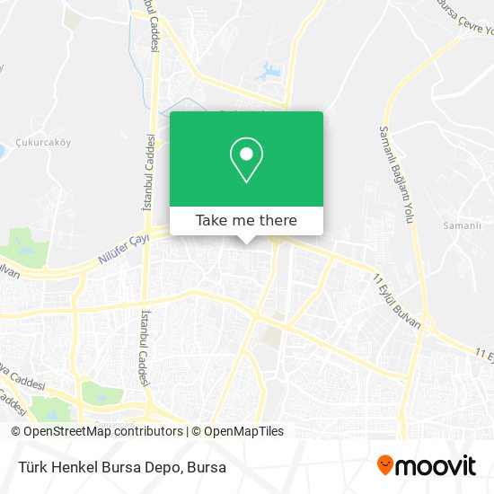Türk Henkel Bursa Depo map