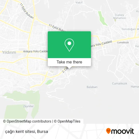 çağrı kent sitesi map