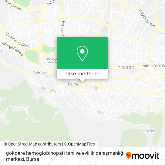 gökdere hemoglobinopati tanı ve evlilik danışmanlığı merkezi map