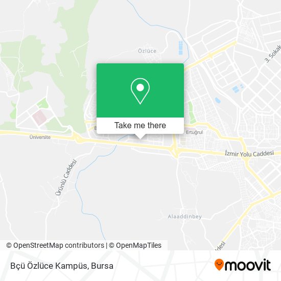Bçü Özlüce Kampüs map