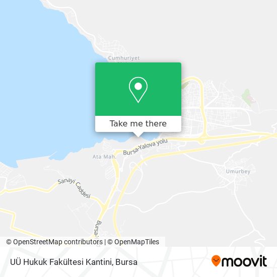 UÜ Hukuk Fakültesi Kantini map