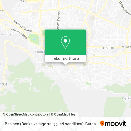 Basisen (Banka ve sigorta işçileri sendikası) map