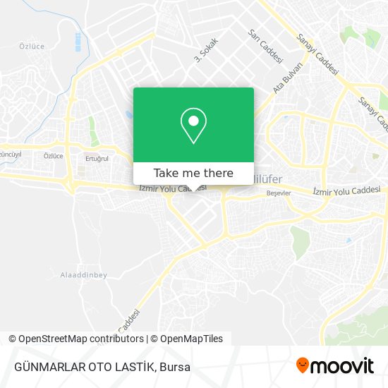 GÜNMARLAR OTO LASTİK map