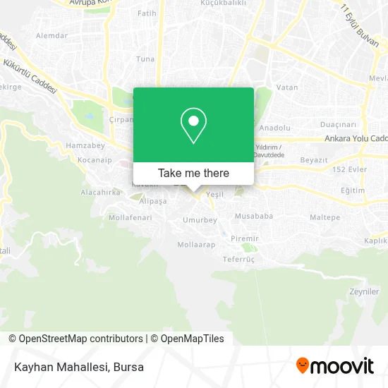 Kayhan Mahallesi map