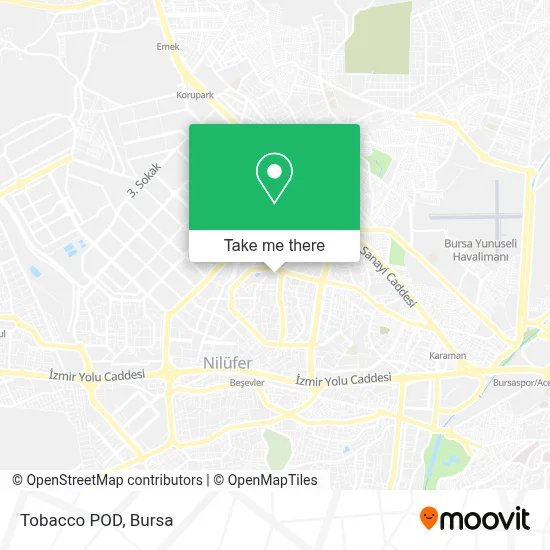 Tobacco POD map