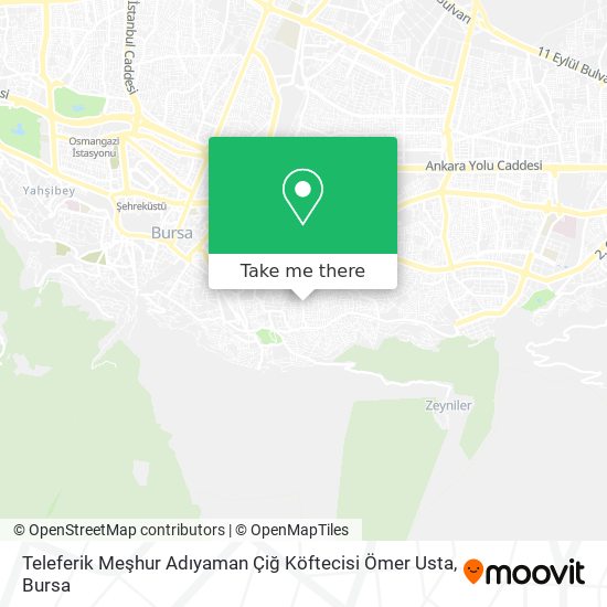 Teleferik Meşhur Adıyaman Çiğ Köftecisi Ömer Usta map