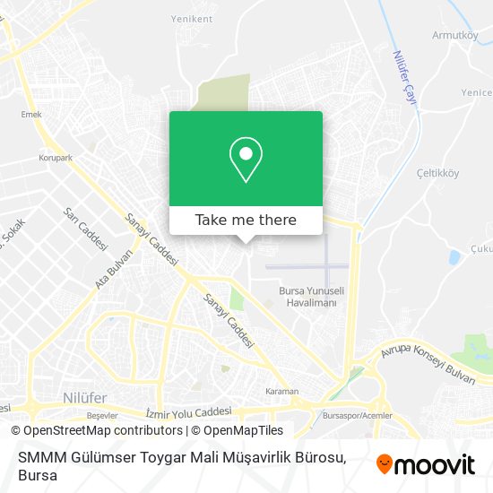 SMMM Gülümser Toygar Mali Müşavirlik Bürosu map