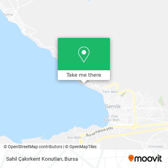 Sahil Çakırkent Konutları map