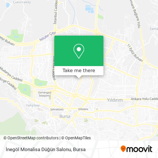 İnegöl Monalisa Düğün Salonu map