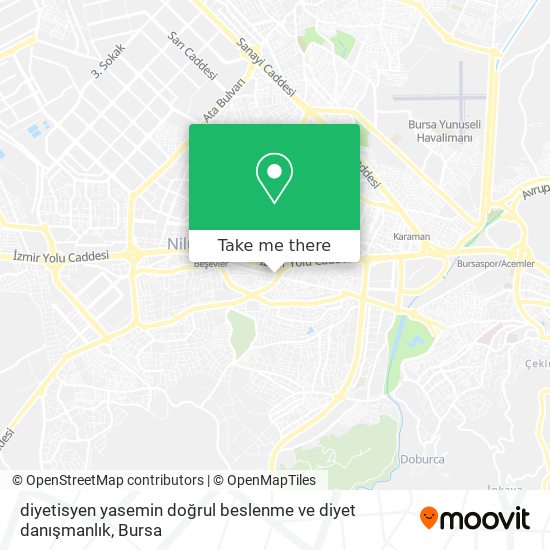 diyetisyen yasemin doğrul beslenme ve diyet danışmanlık map