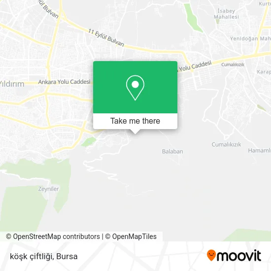 köşk çiftliği map