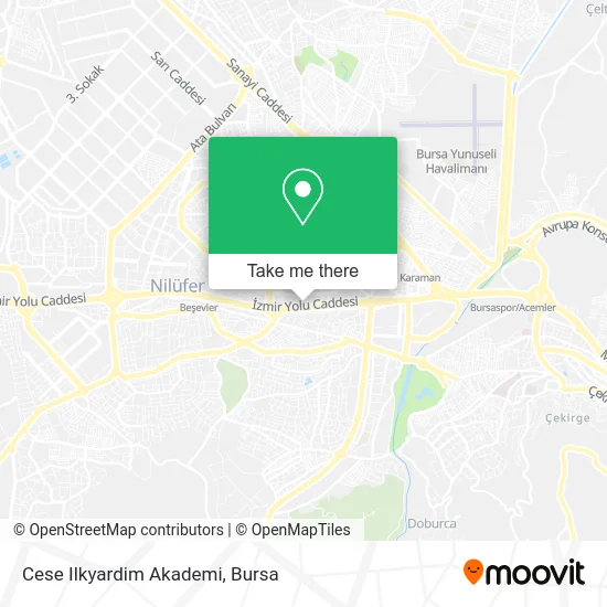 Cese Ilkyardim Akademi map