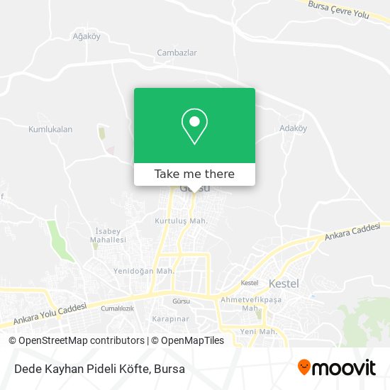 Dede Kayhan Pideli Köfte map