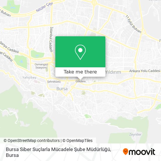 Bursa Siber Suçlarla Mücadele Şube Müdürlüğü map