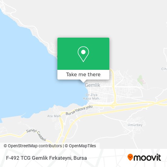 F-492 TCG Gemlik Fırkateyni map