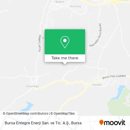 Bursa Entegre Enerji San. ve Tic. A.Ş. map