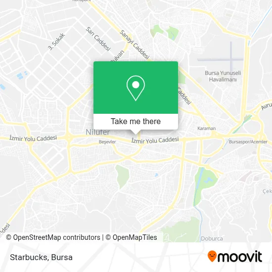 Starbucks map