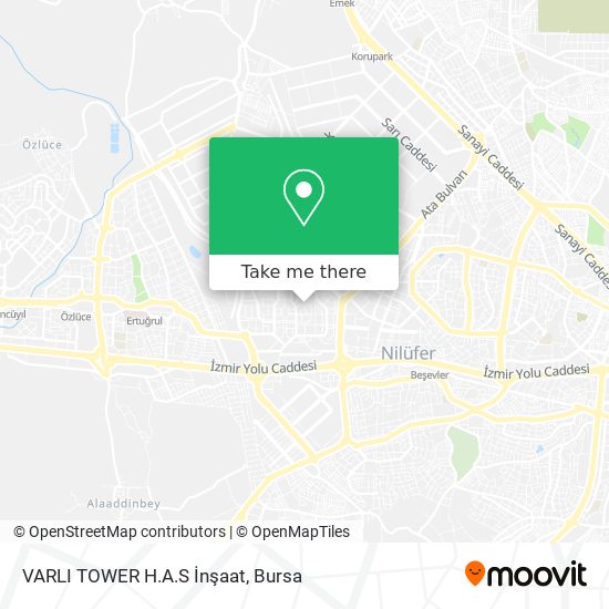 VARLI TOWER  H.A.S İnşaat map