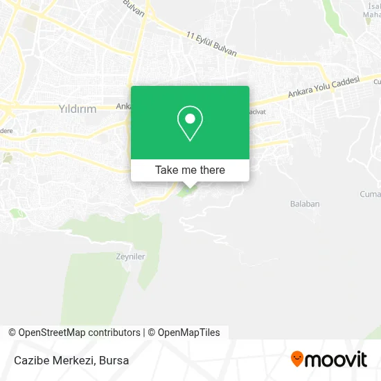 Cazibe Merkezi map