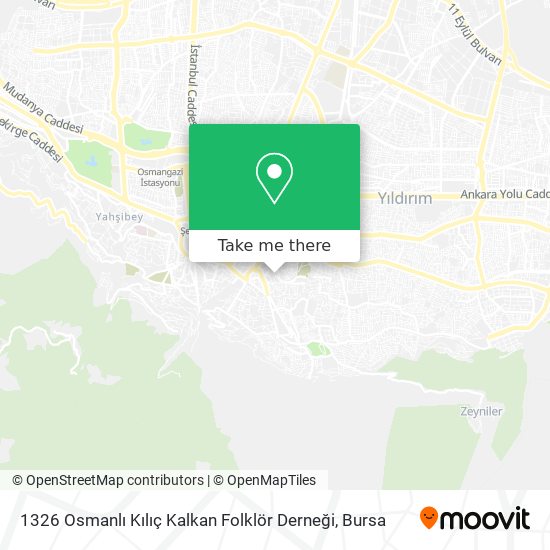 1326 Osmanlı Kılıç Kalkan Folklör Derneği map