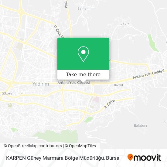 KARPEN Güney Marmara Bölge Müdürlüğü map