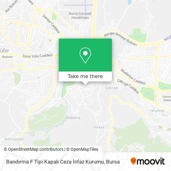 Bandırma F Tipi Kapalı Ceza İnfaz Kurumu map