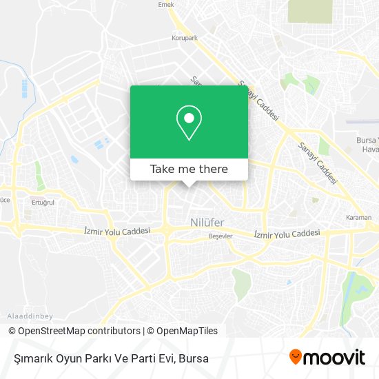 Şımarık Oyun Parkı Ve Parti Evi map