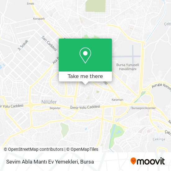 Sevim Abla Mantı Ev Yemekleri map