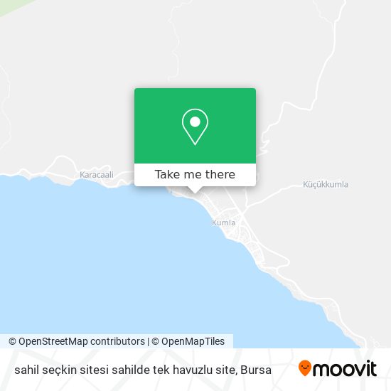 sahil seçkin sitesi sahilde tek havuzlu site map