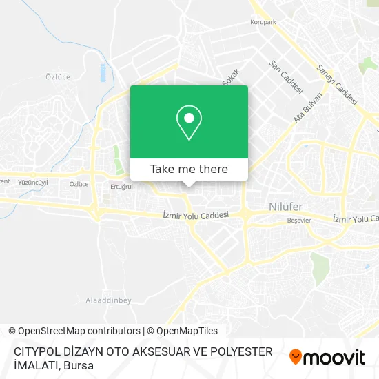 CITYPOL DİZAYN OTO AKSESUAR VE POLYESTER İMALATI map