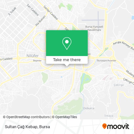 Sultan Çağ Kebap map