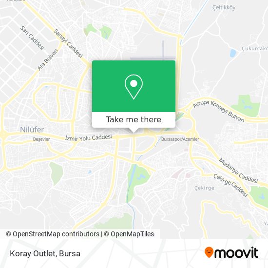 Koray Outlet map