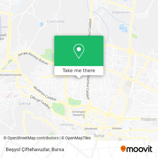 Beşyol Çiftehavuzlar map