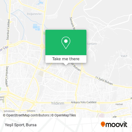 Yeşil Sport map