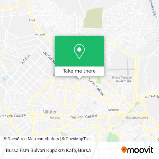 Bursa Fsm Bulvarı Kupakızı Kafe map
