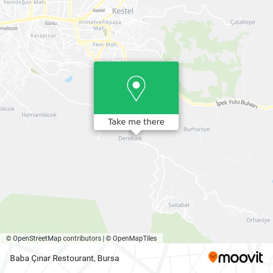 Baba Çınar Restourant map