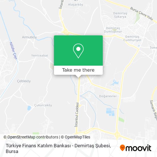 Türkiye Finans Katılım Bankası - Demirtaş  Şubesi map