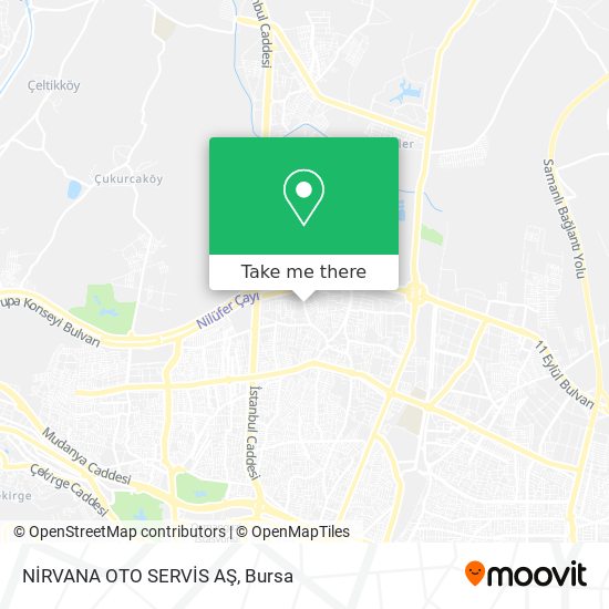 NİRVANA OTO SERVİS AŞ map