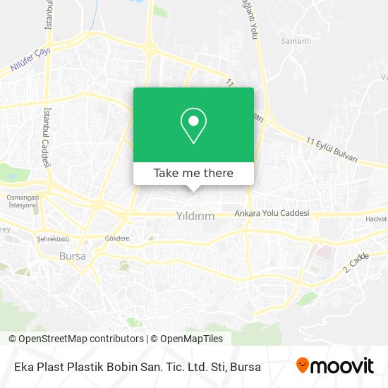 Eka Plast Plastik Bobin San. Tic. Ltd. Sti map
