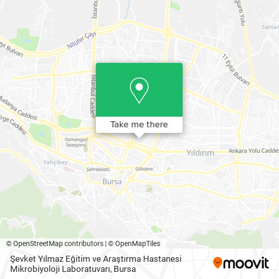 Şevket Yılmaz Eğitim ve Araştırma Hastanesi Mikrobiyoloji Laboratuvarı map