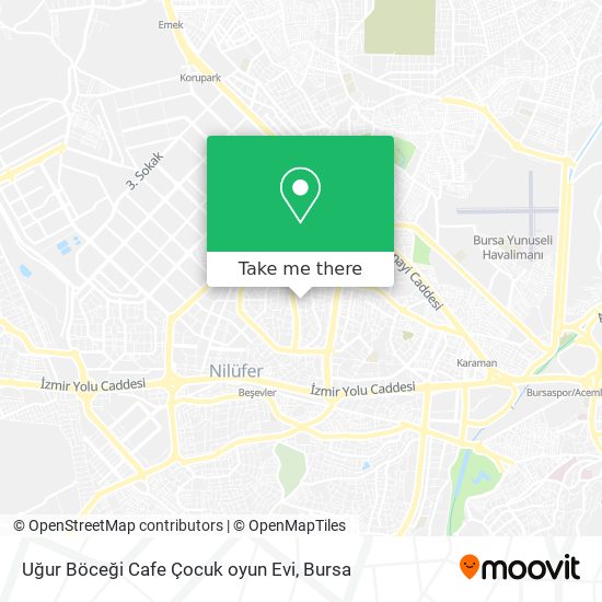 Uğur Böceği Cafe Çocuk oyun Evi map