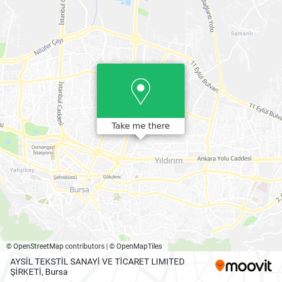 AYSİL TEKSTİL SANAYİ VE TİCARET LIMITED ŞİRKETİ map