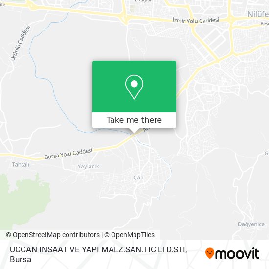 UCCAN INSAAT VE YAPI MALZ.SAN.TIC.LTD.STI map