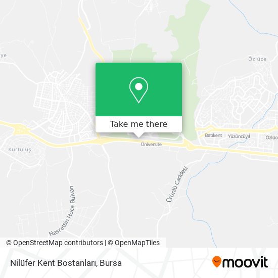 Nilüfer Kent Bostanları map