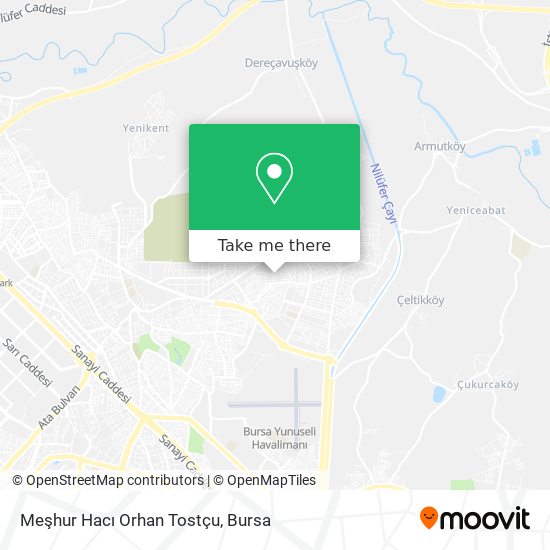 Meşhur Hacı Orhan Tostçu map