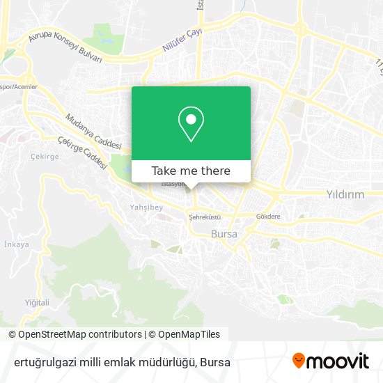 ertuğrulgazi milli emlak müdürlüğü map