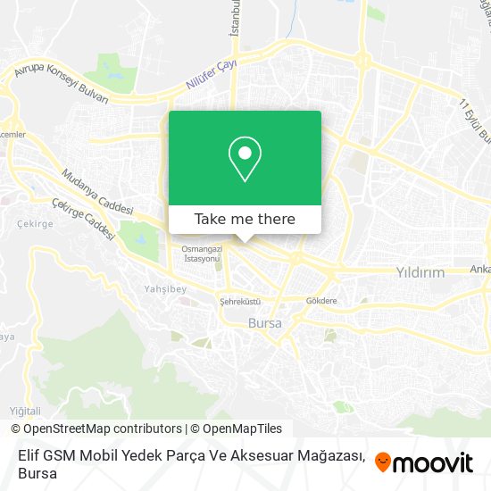 Elif GSM Mobil Yedek Parça Ve Aksesuar Mağazası map